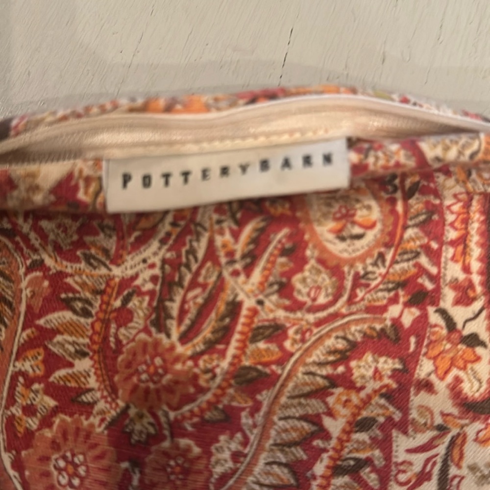 Pottery barn paisley printed lumbar pillow cover - Picture 3 of 3